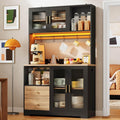 Buffet gris, quatre portes, fabrication verre trempe, finition soignee