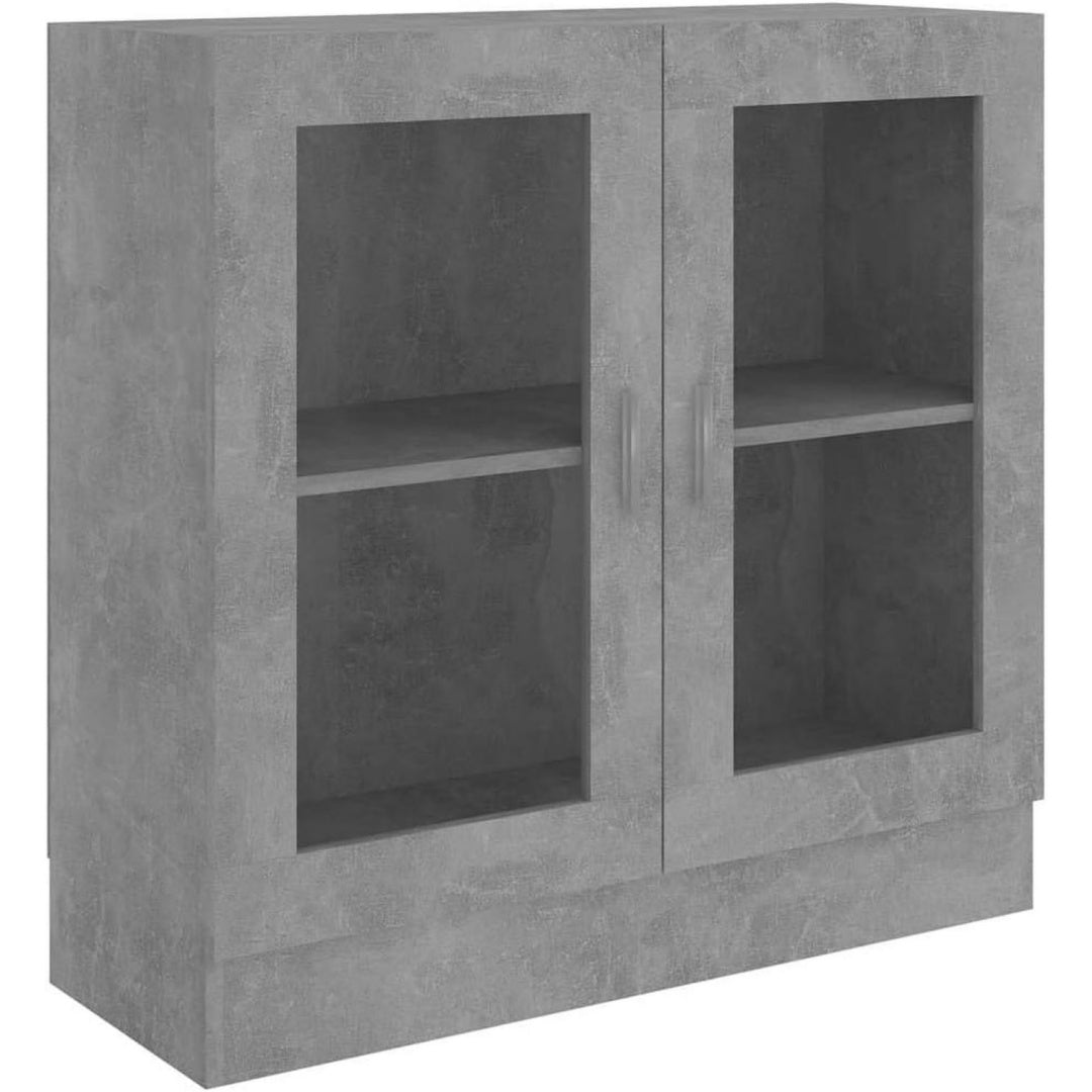 etagere de rangement gris bois ingenierie 82 cm, rangement design epure