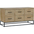 Buffet fonctionnel 6 tiroirs marron