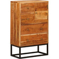 Commode design moderne marron 55 x 30 x 90 cm