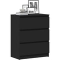 Armoire de rangement minimaliste Noire 60 x 35 x 76 cm