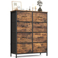 Commode marron 8 tiroirs industriel
