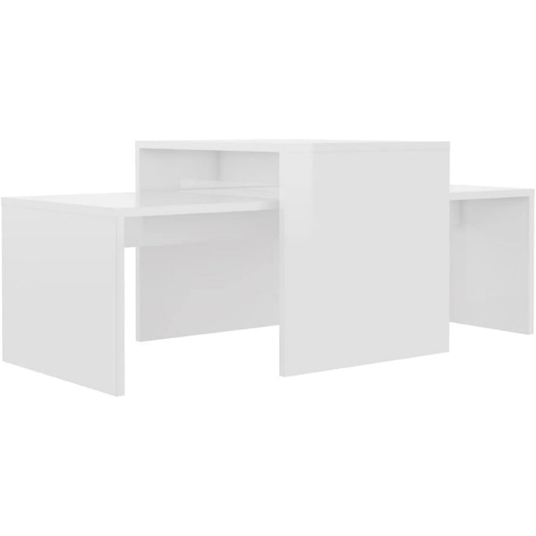 Design moderne table basse gris clair en bois d'ingenierie