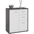 Meuble de rangement gris clair contemporain 60 x 70 x 30 cm