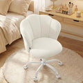 Beige tabouret de coiffeuse, tissu 64 x 64 x 89 cm