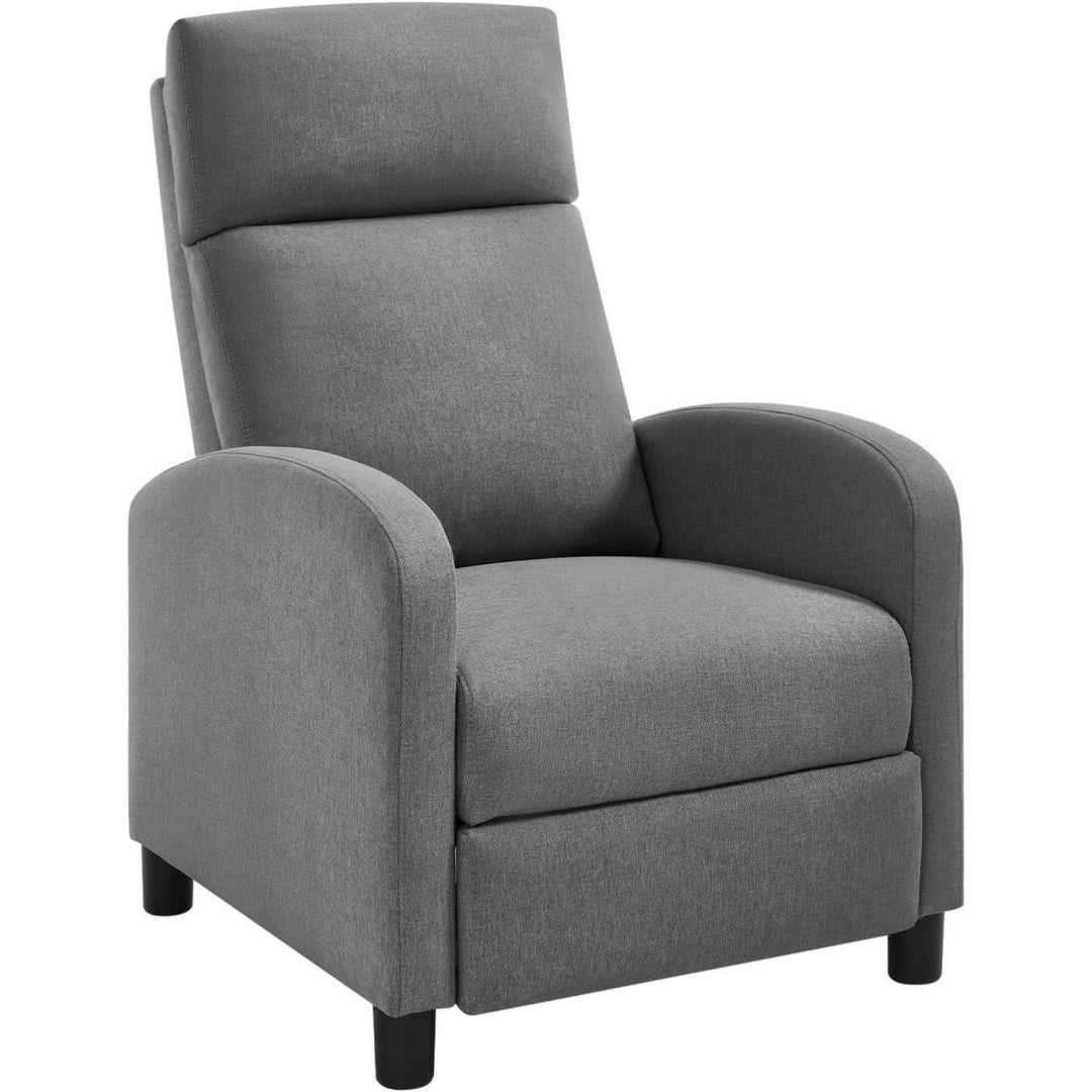 Gris fonce fauteuil inclinable ambiance glamour