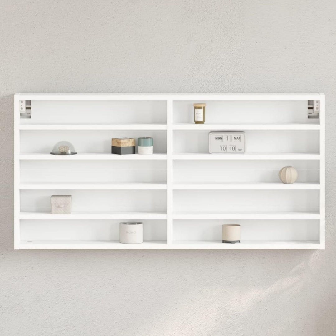 Vitrine gris clair astucieux installation murale