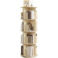 Bibliotheque de rangement creme en acier 44 x 44 x 127 cm