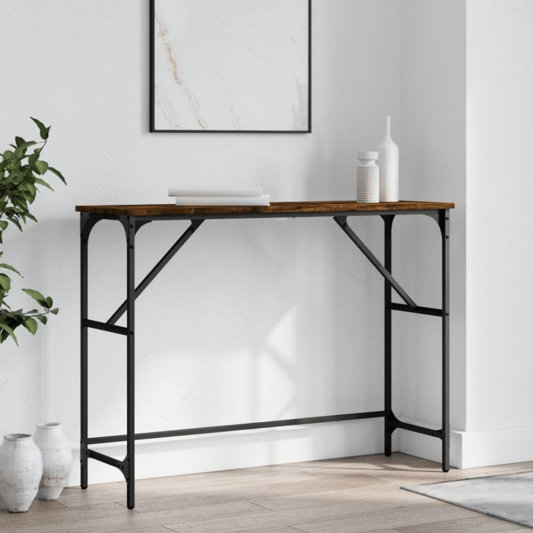 Console gris clair astucieux installation murale 100 x 32 x 75 cm