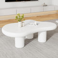 100.5 x 69.5 x 41.5 cm table basse gris clair en MDF