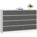 Contemporaine commode 40 cm de large gris fonce