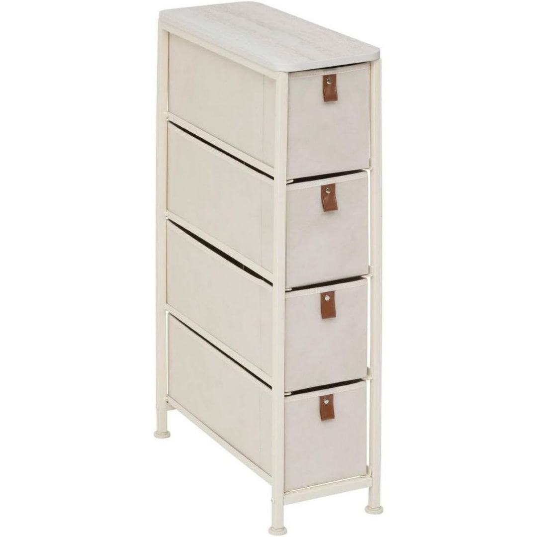 Commode robuste et stable gris clair moderne