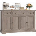 Charme Vintage, credence creme en bois