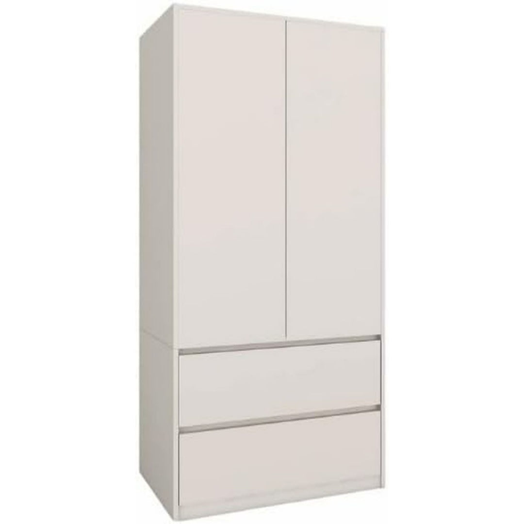 Armoire a 4 etageres gris clair