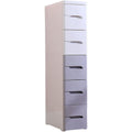 Modele, colonne de rangement gris clair grand espace de rangement